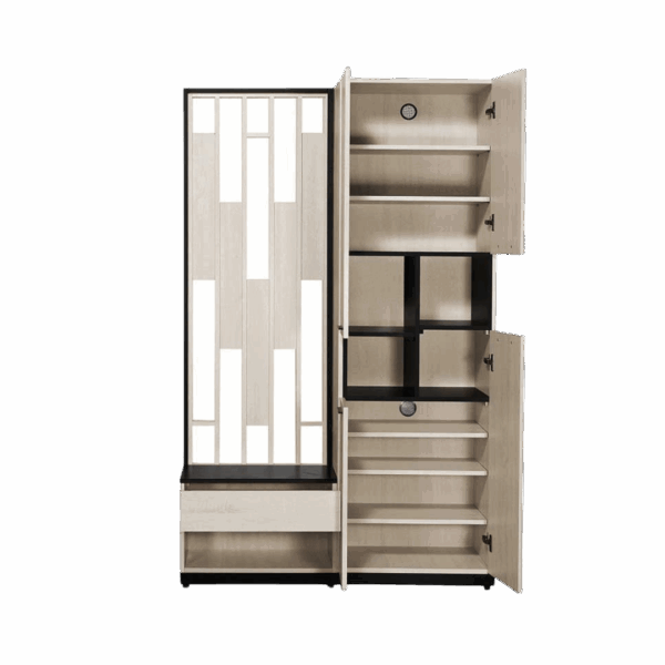 伊凡卡4x6.5尺玄關組合鞋櫃(全組)：圖片 2