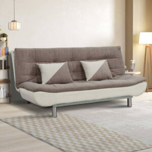 尼航駝色貓抓布沙發床