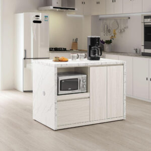 蘿拉4尺中島型碗碟櫃