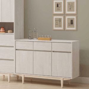 菲洵4尺木面餐櫃下座