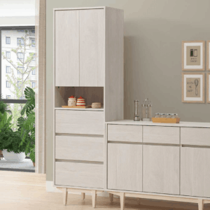 菲洵2尺二門三抽置物櫃